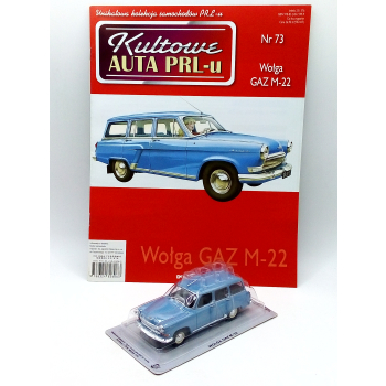 GAZ Wołga M22 + gazetka - skala 1:43 - DeAgostini Kultowe Auta PRL